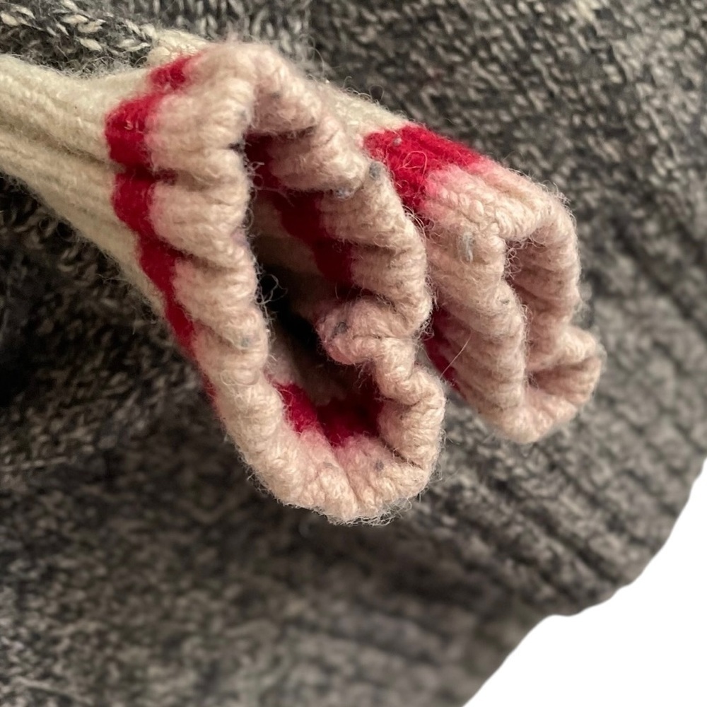 ROOTS Canada Wool Chunky Knit Cabin Sweater M - Picture 5 of 11